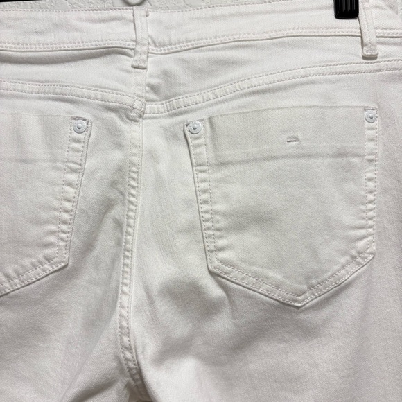 J Jill Denim Authentic Fit Slim Ankle White Jeans 6 - Picture 9 of 15